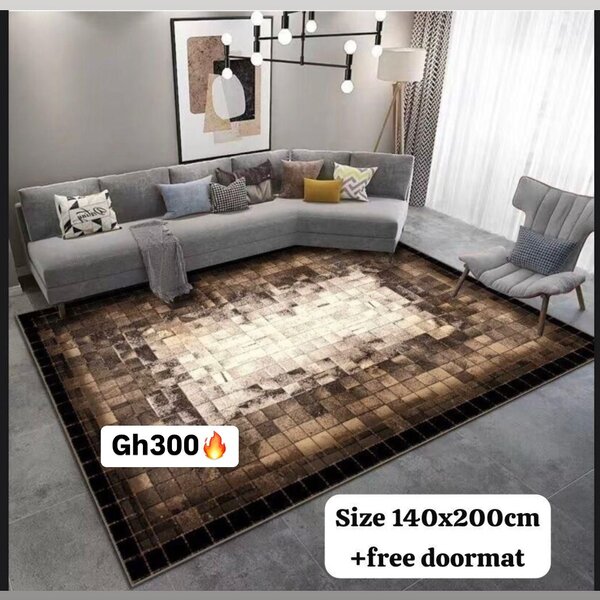 Beautiful and soft patterned carpet