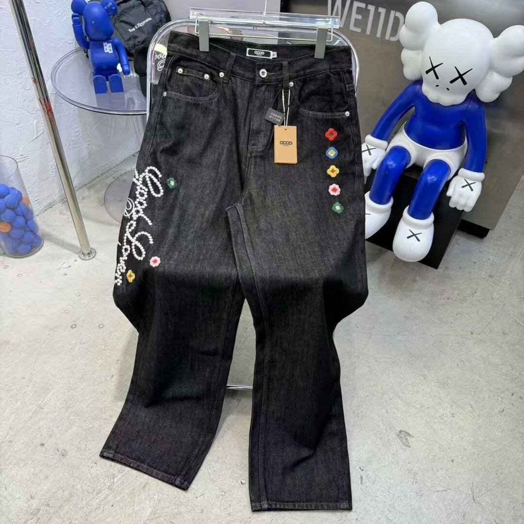 Jeans stylés brodés