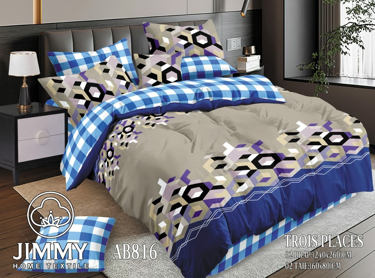 Parure de lit Jimmy moderne