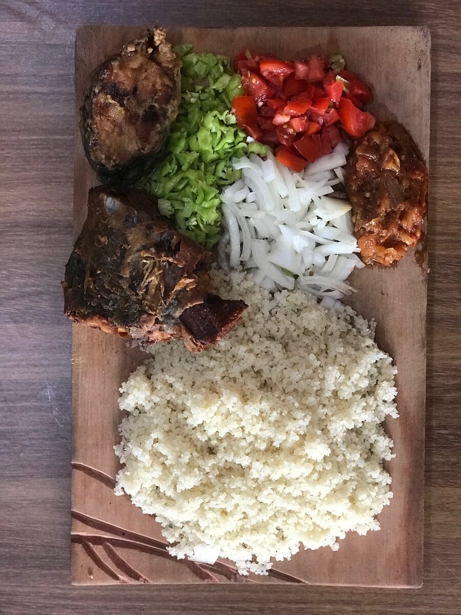 Garba avec Attiéké de Dabou