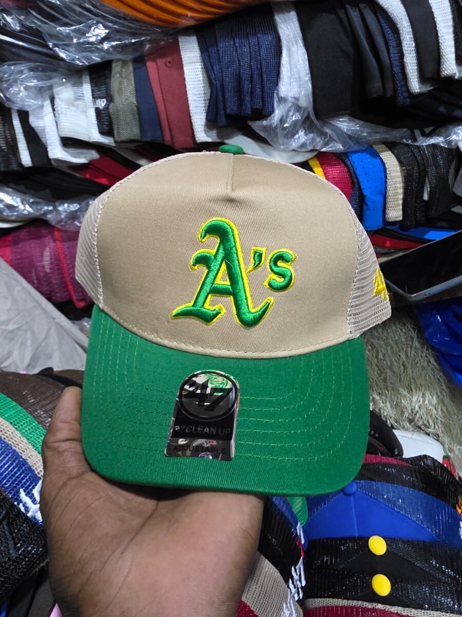 Casquette Trucker A's 47 Clean Up