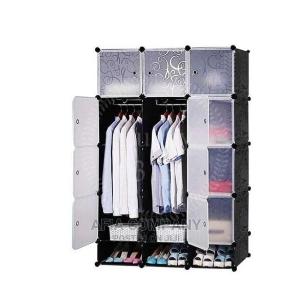 Plastic Wardrobe(12 cubes)