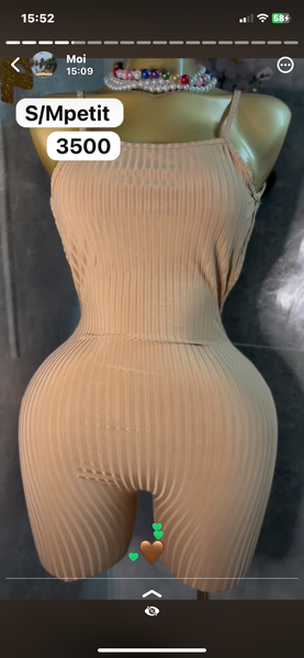 Ensemble côtelé chic