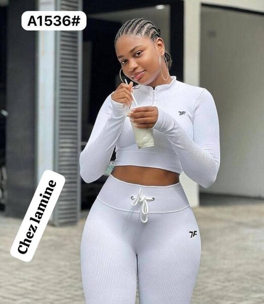 Ensemble de Sport Femme Blanc