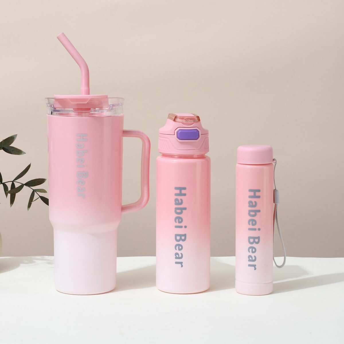 Ensemble de bouteilles thermos Habei Bear