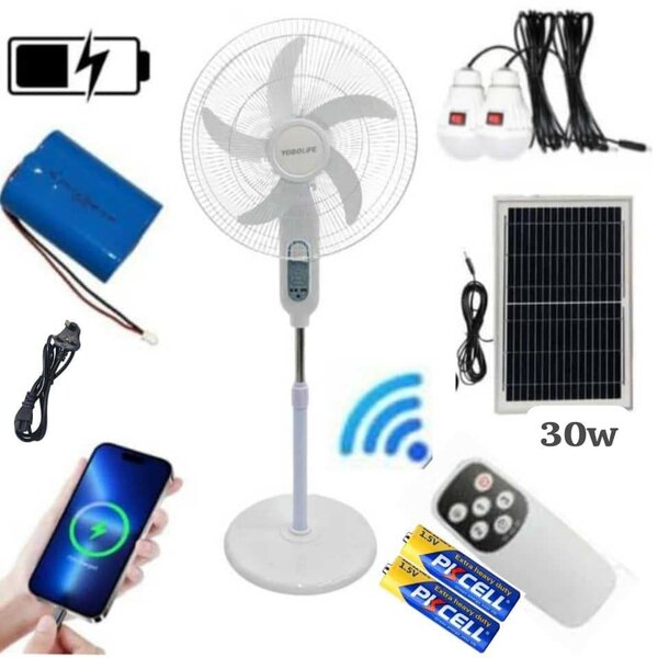 Ventilateur solaire recharge