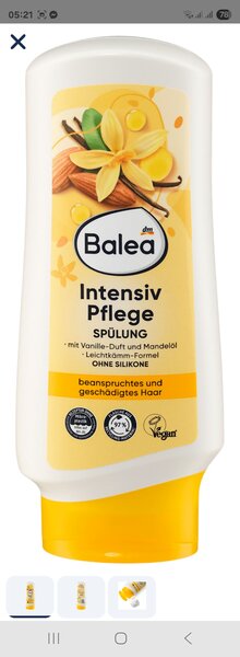 Balea Soin Cheveux Vanille