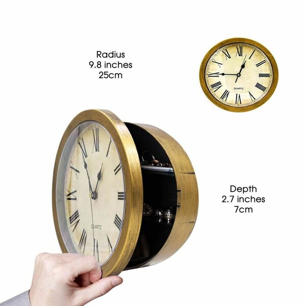 Clock safe - Horloge cachette