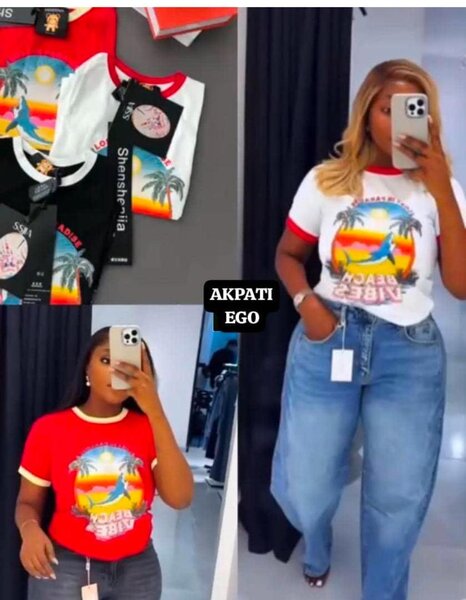 T-shirt "Beach Vibes" pour femmes