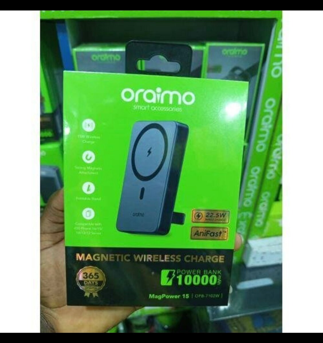 Chargeur sans fil magnétique Oraimo