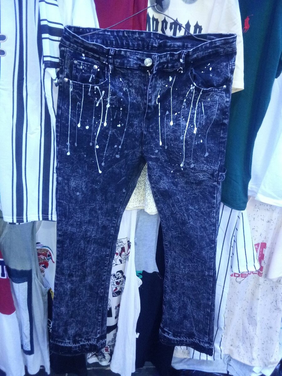 Jeans délavés élégants grosBas