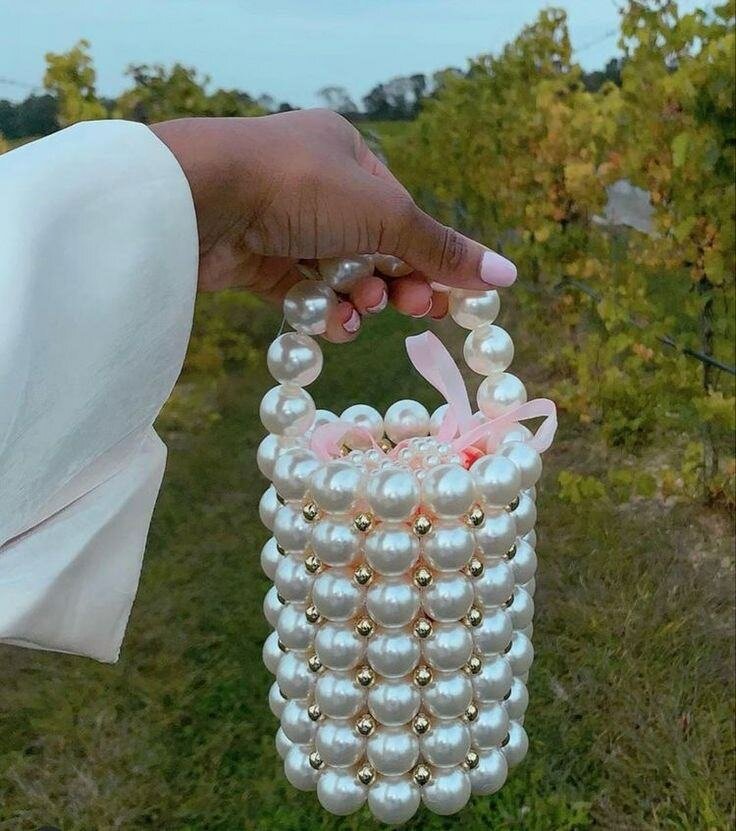 Sac à bandoulière en perles