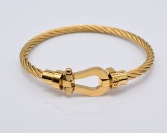 Bracelet Corde Marin en Acier