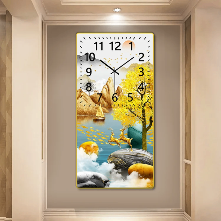 Horloge Murale Art Paysage