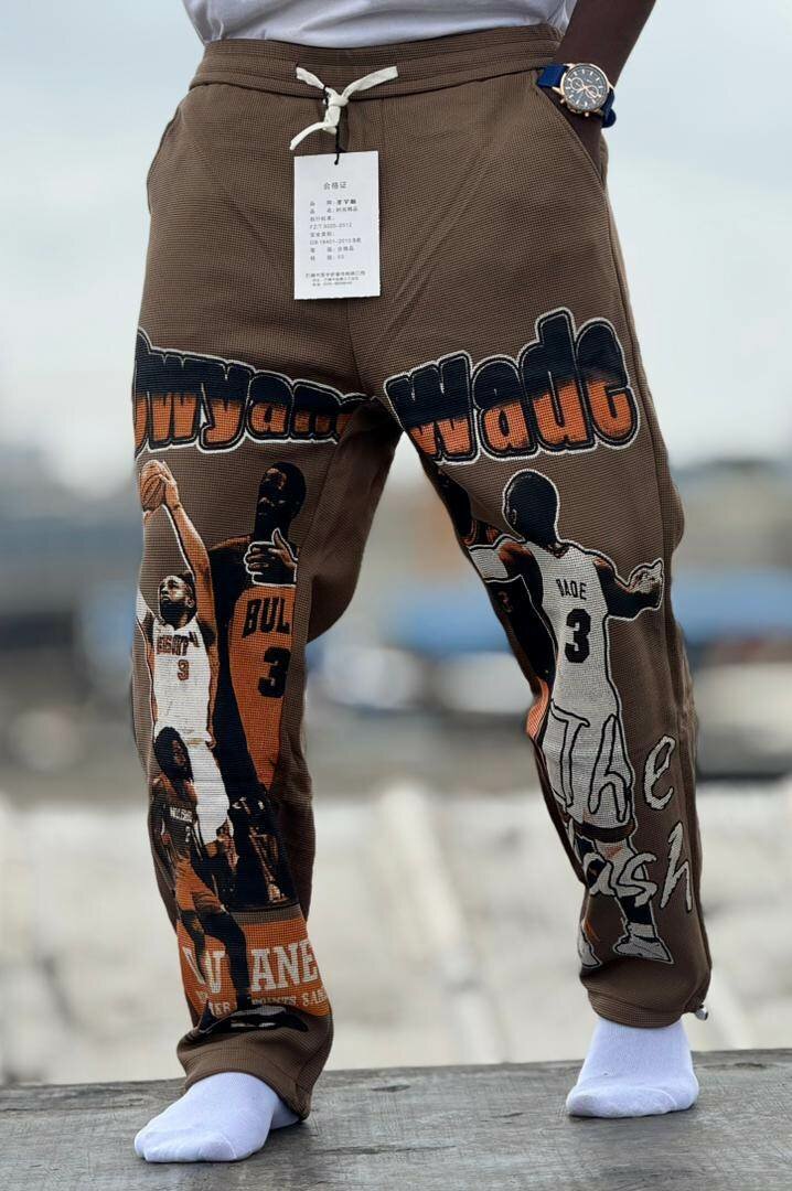 Pantalons à Imprimé Sport