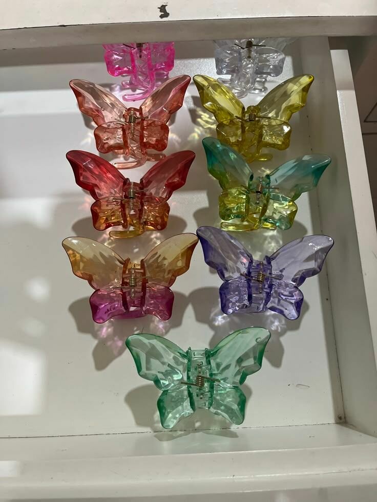 Pinces à Cheveux Papillon Colorées