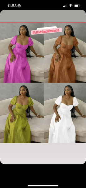 Robe Longue Évasée Élégante