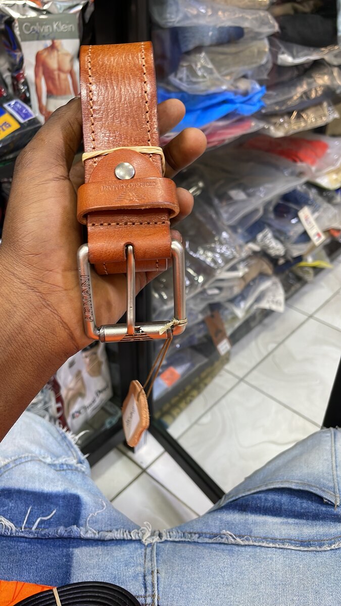 Ceinture en cuir pour homme
