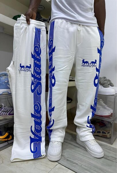 Pantalon de sport blanc stylé