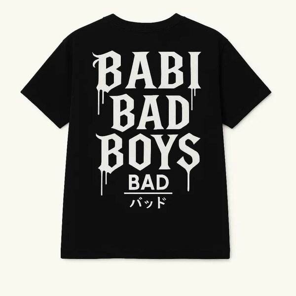 T-shirt noir Babi Bad Boys