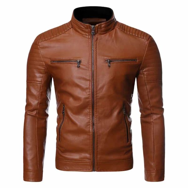 Veste en cuir classique