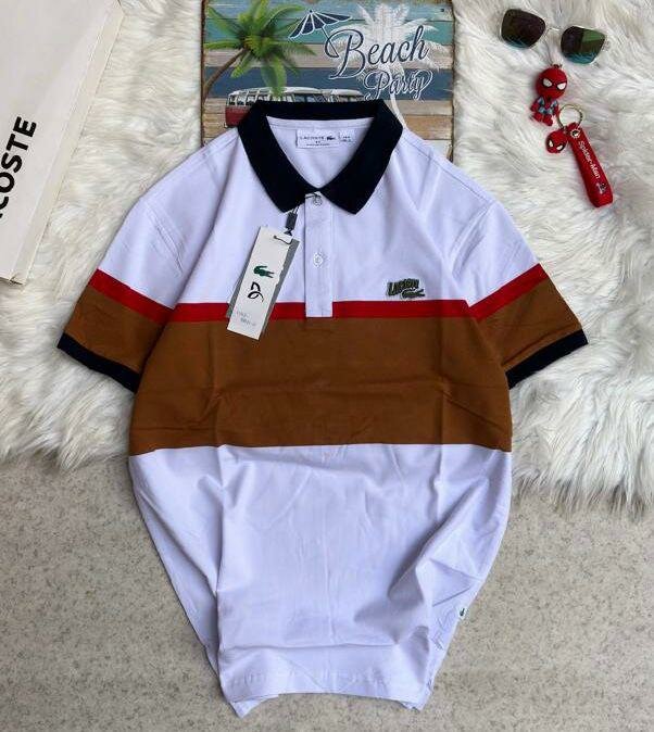 Polo coloré en coton