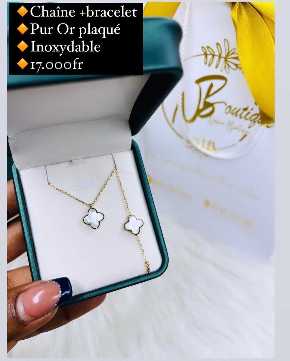 Montre, chaine, bracelet, boucle oreilles