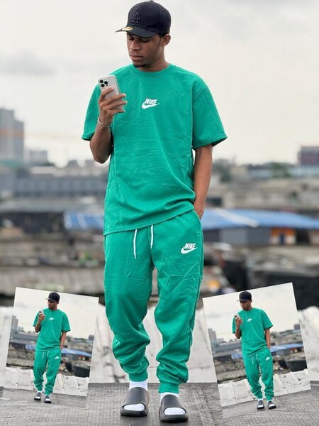 Ensemble survêtement homme Nike vert