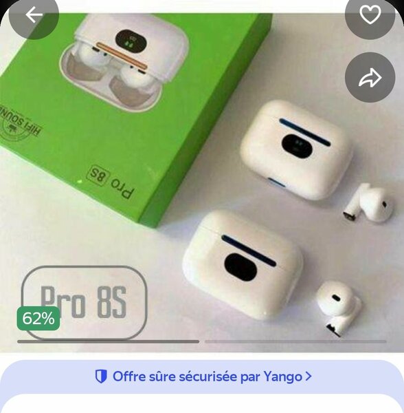 Écouteurs sans fil Pro 8S