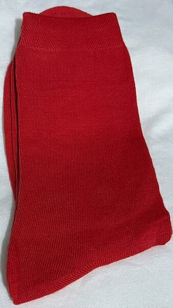 Chaussettes rouges unisexes