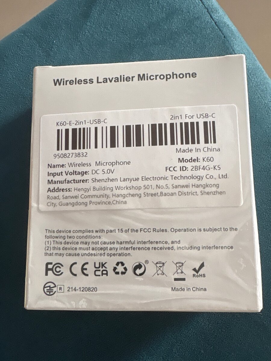 Microphone Sans fíl Levalier