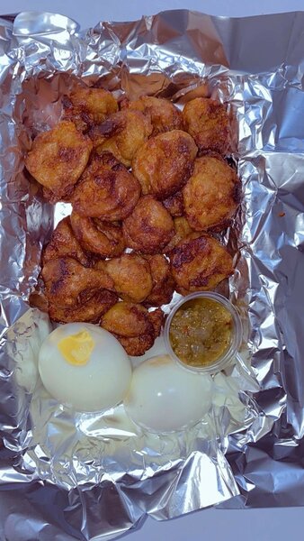 Repas de Plantains et Oeufs