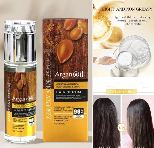 Huile Argan keratin