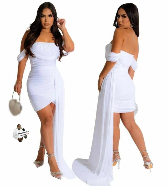 Robe de soirée blanche