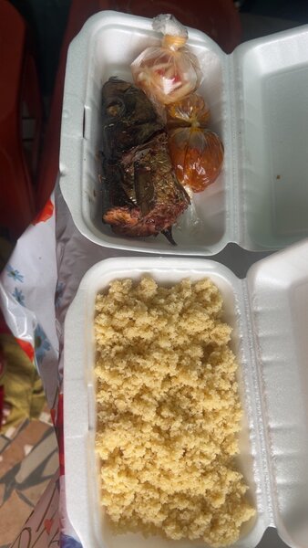 Attieke poisson fumé