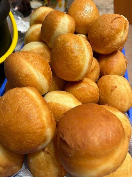 Buns dorés et moelleux