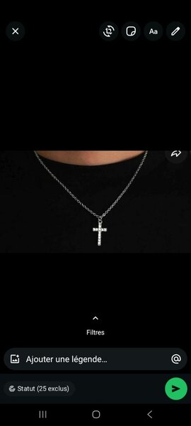 Collier Croix en Argent