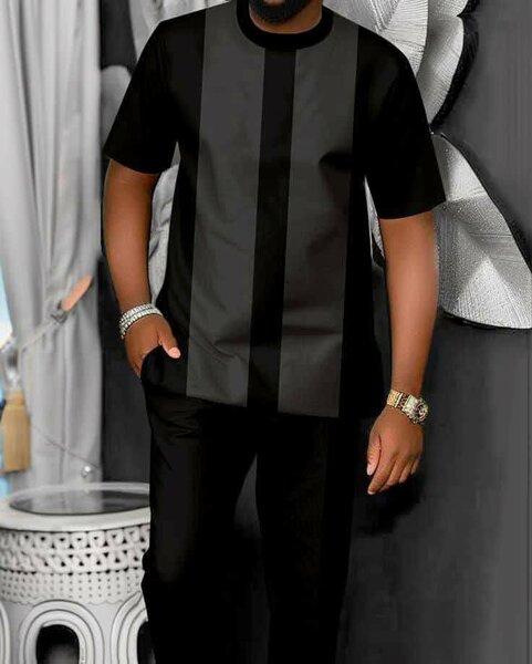 Tenue élégante noire homme