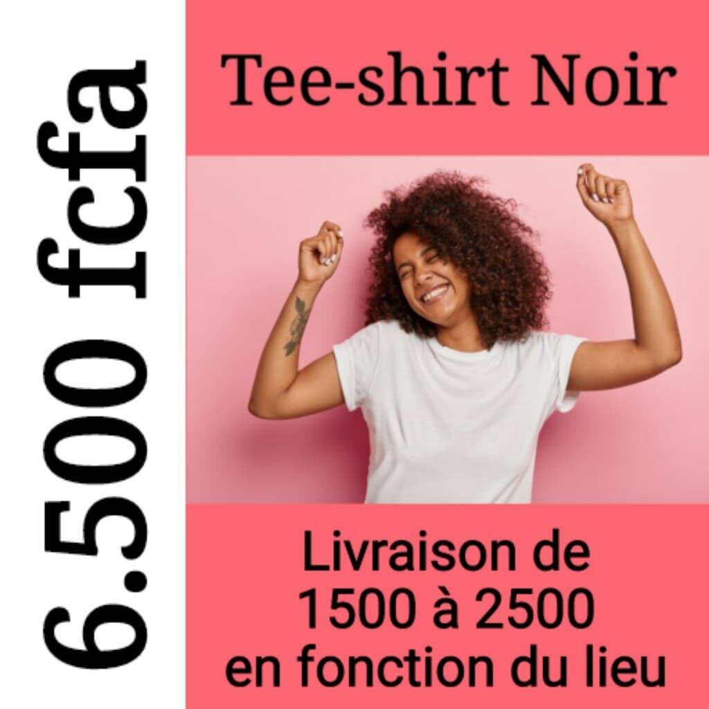 Tee-shirts disponibles Noir et blanc