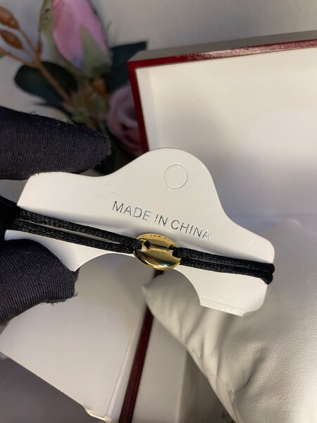 Bracelet élégant en corde noire