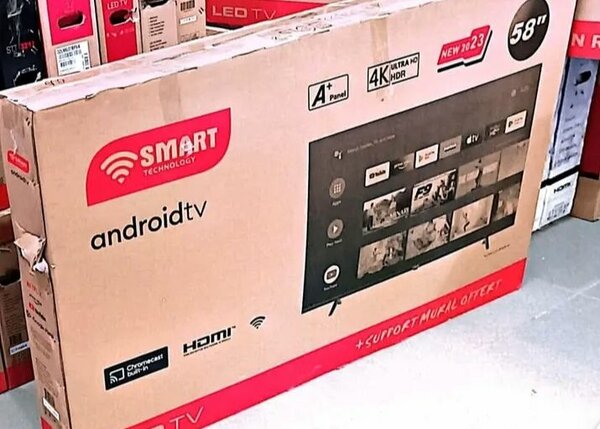 Téléviseur Android 58'' 4K SMART TECHNOLOGY
