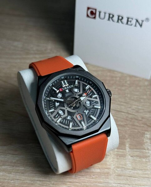 Montre Homme CURREN Orange