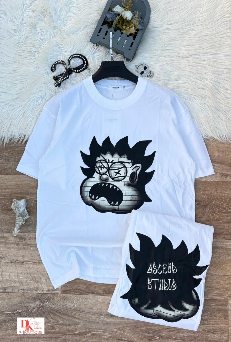 T-shirt graphique tendance homme