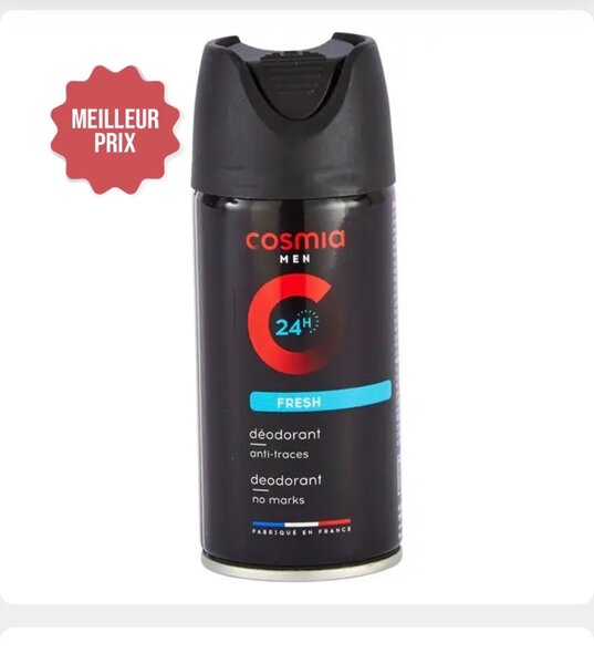 Cosmia-déodorant anti-traces fresh 150ml