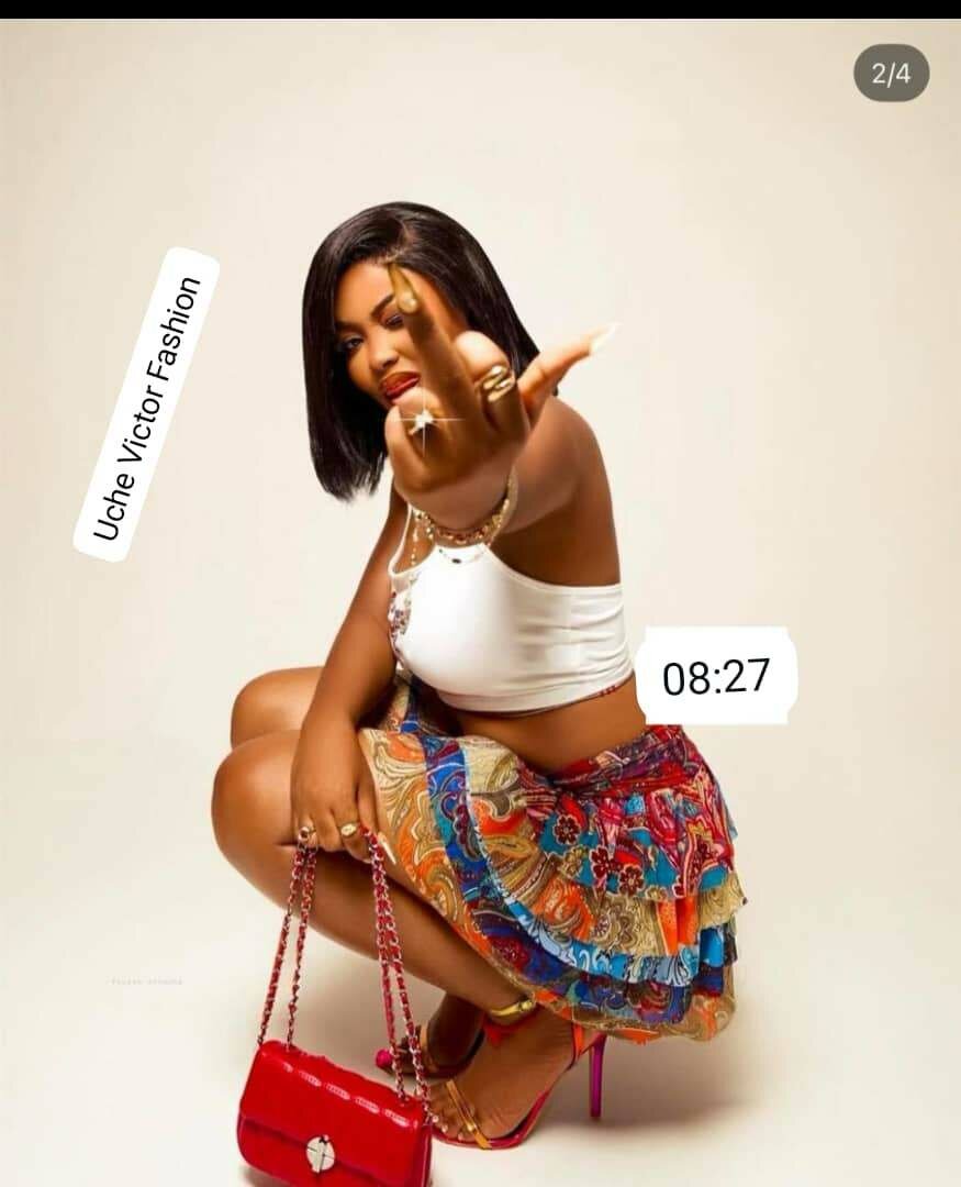 Jupe évasée multicolore bohème