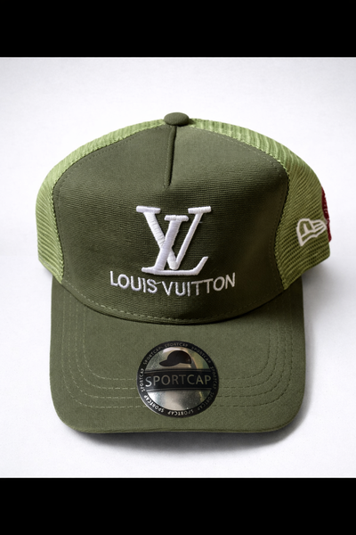 Casquette de sport verte LV
