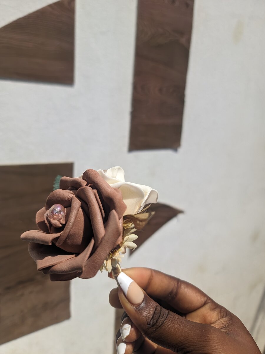 Boutonnière mariage