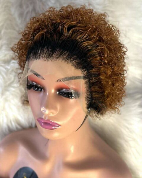 Perruque Lace Front Bouclée