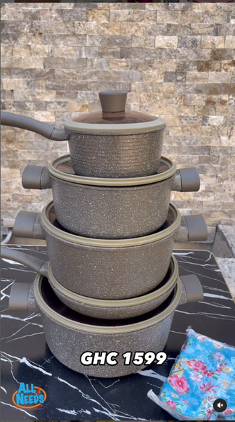 5pcs Diecast Cookware