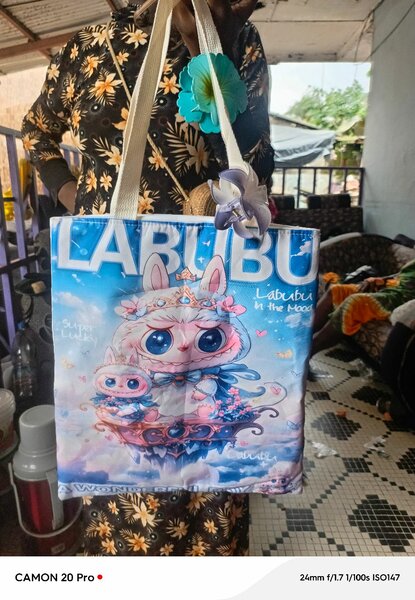 Sac fourre-tout Labubu mignon